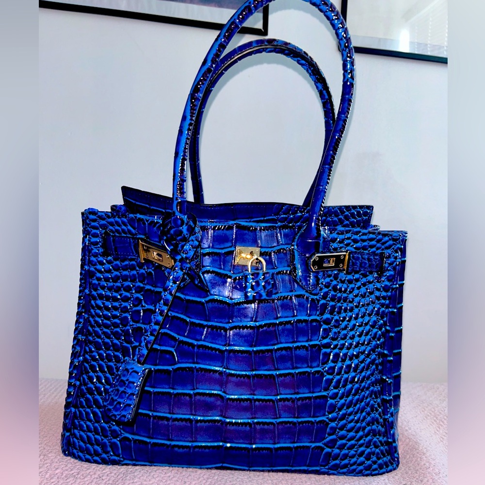 De Vesi Crocodile Tote